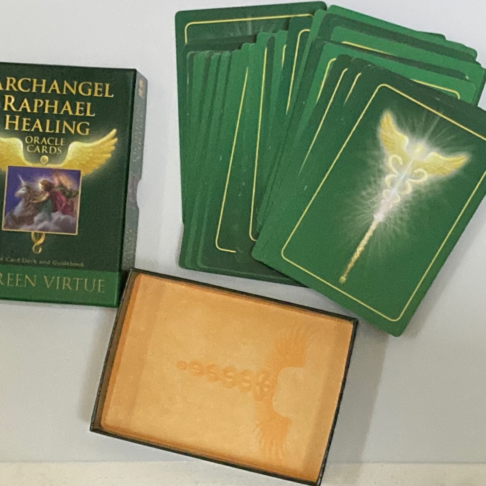 Archangel Raphael Healing Oracle Cards from Doreen Virtue published by Hay House